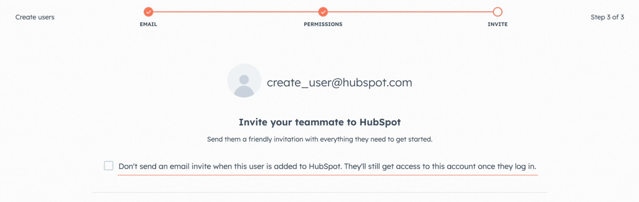 How to HubSpot - Invite User via Email